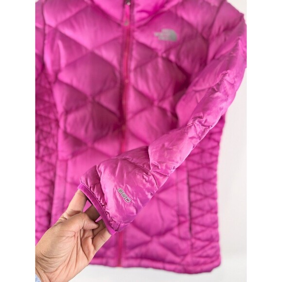 The North Face Girls Jacket Pink Aconcagua 550 Fill Power Down Puffer Size XL - Picture 10 of 11